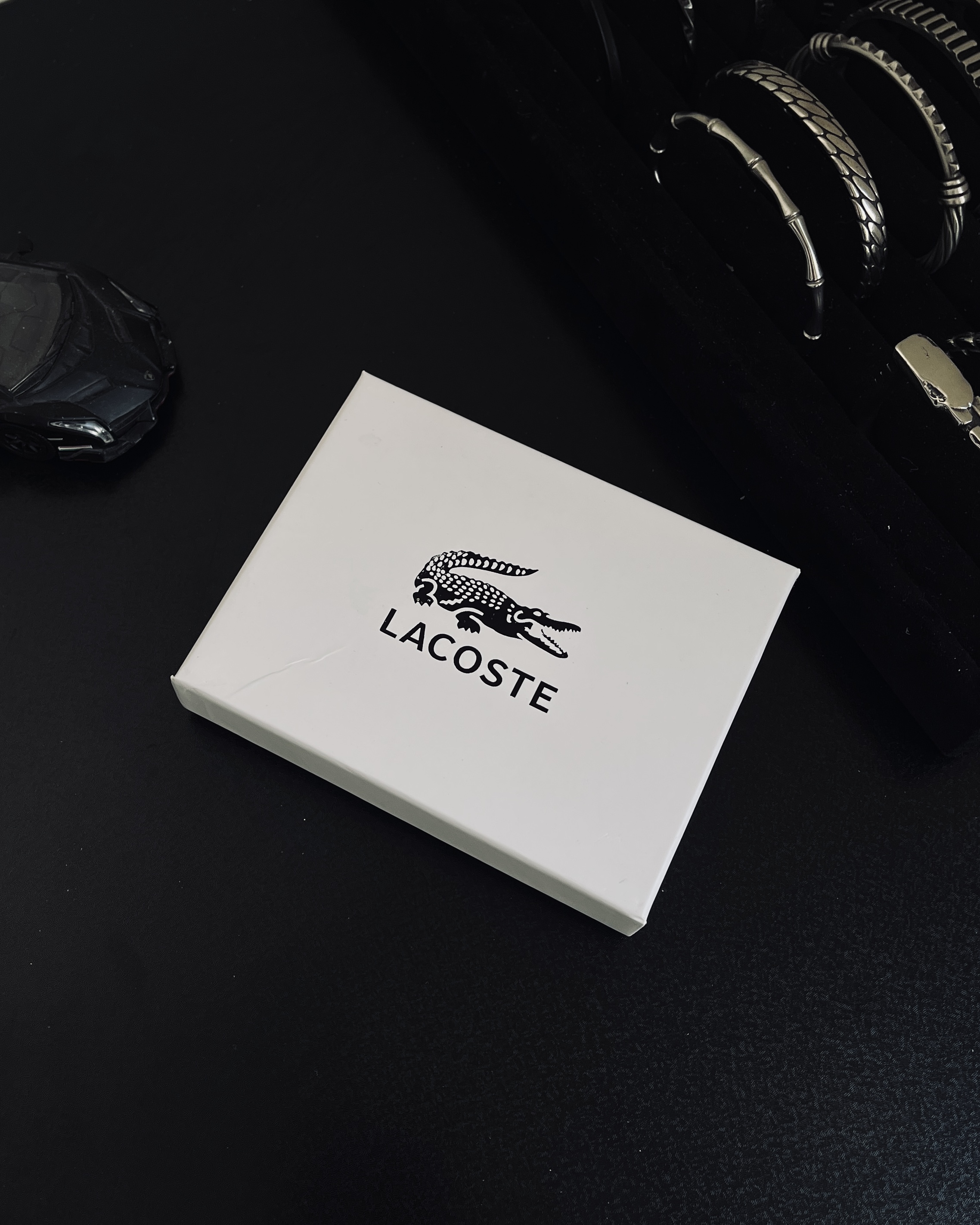 کیف پول چرم Lacoste