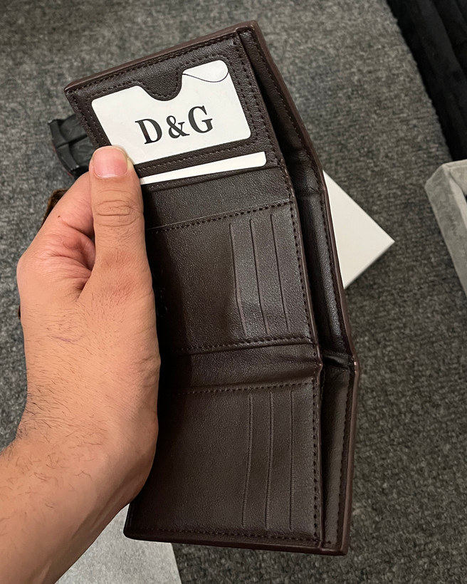 کیف پول چرم D&G