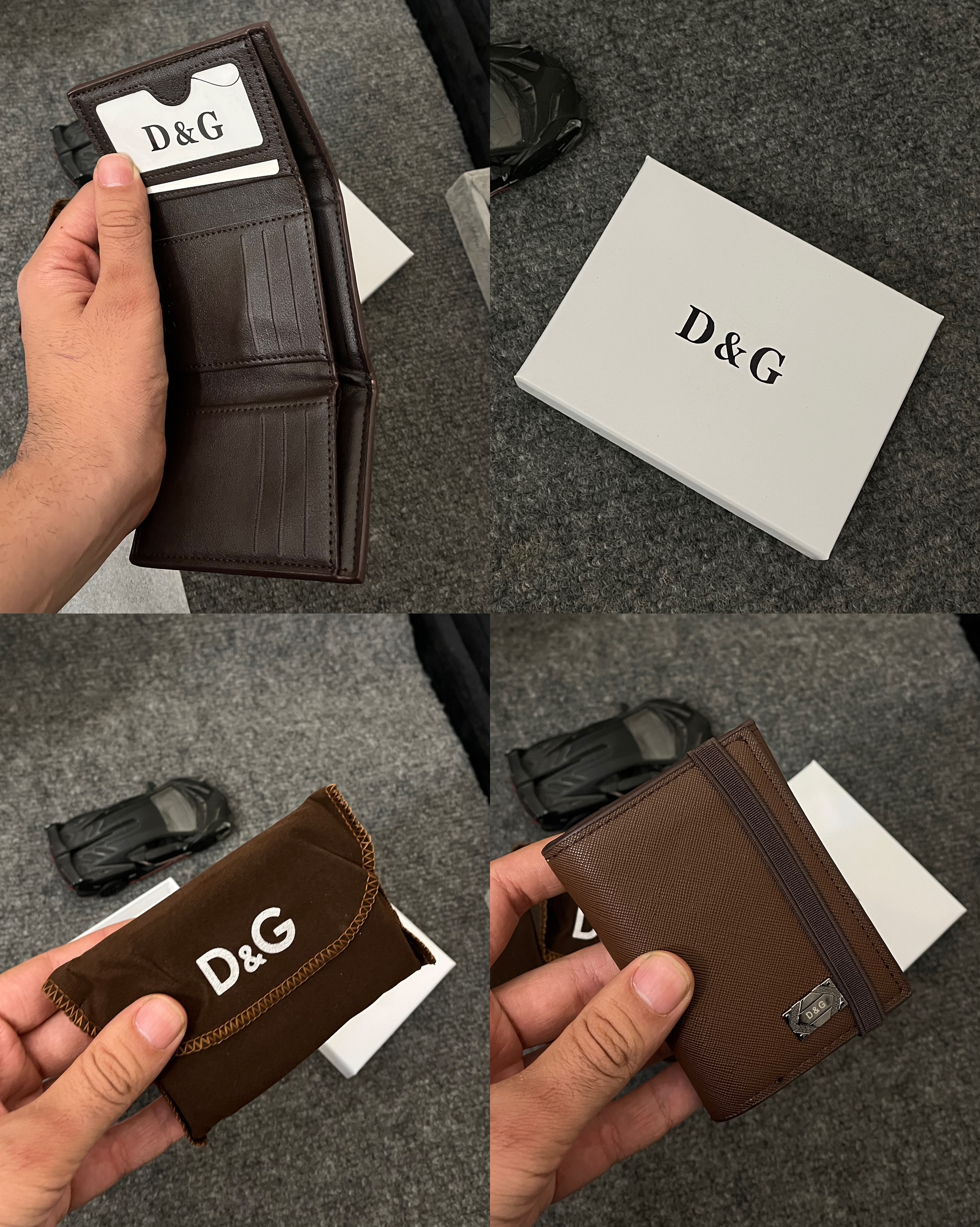 کیف پول چرم D&G