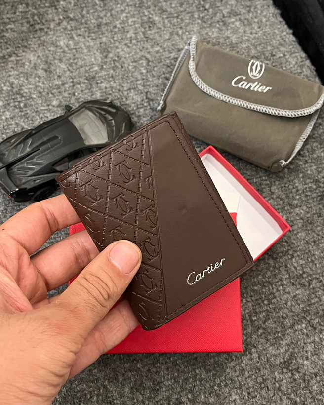 کیف پول چرم Cartier